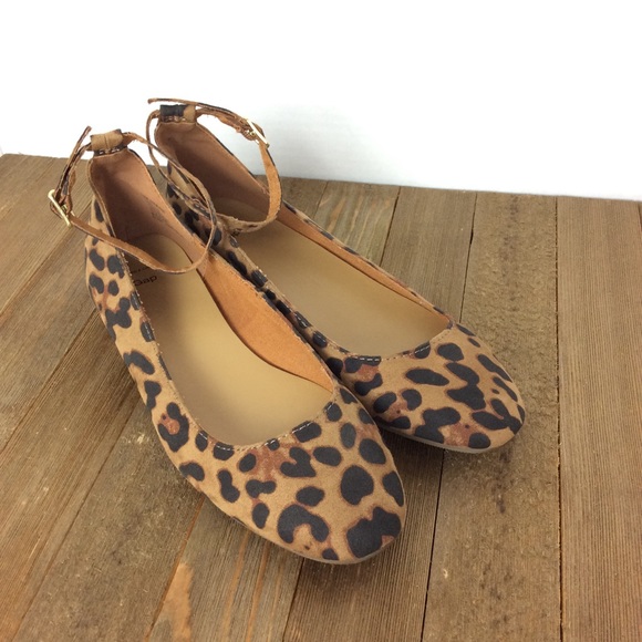 Gap Leopard Print Flats - Picture 1 of 8